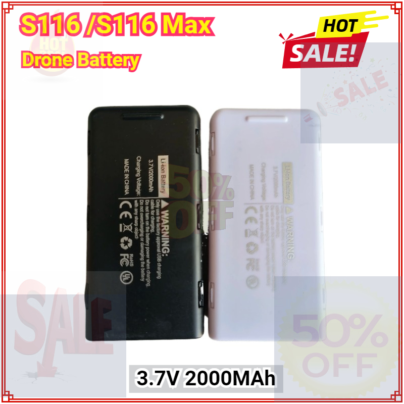 3.7V 2000MAh Battery for S116  - Drone Rc S116 reseña y precio
