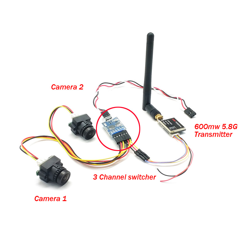 EWRF FPV Dual Camera System 10 - Drone Switch Rc reseña y precio