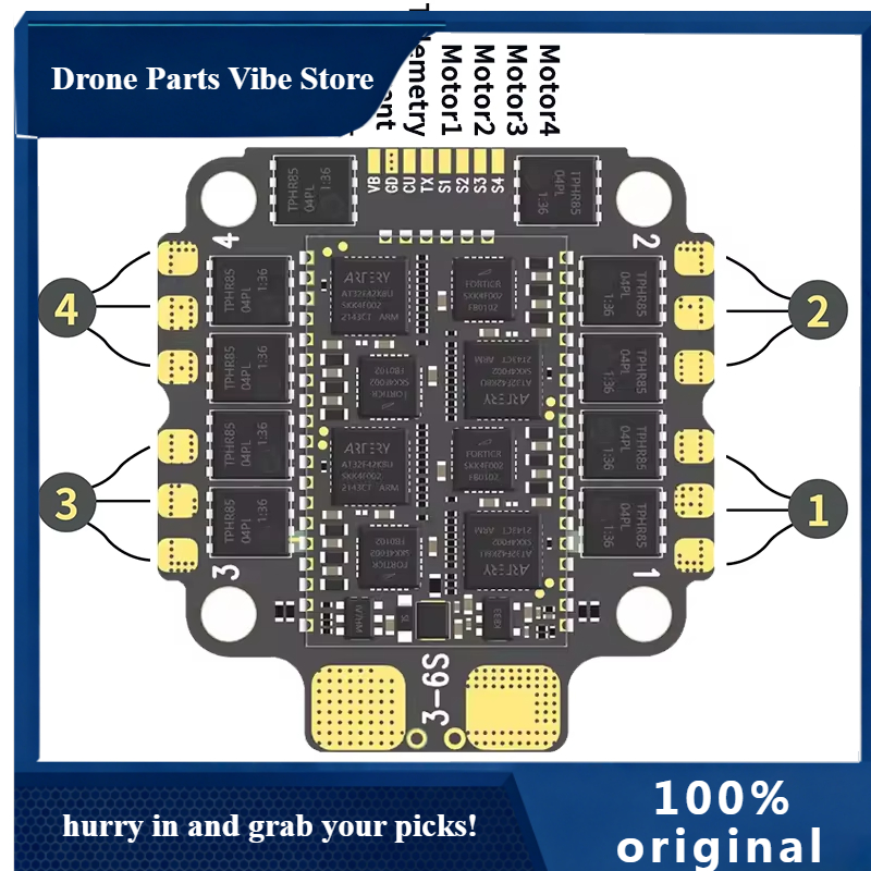 APAocoda-RC F460 V4 60A Stack  - Drone Rc V4 reseña y precio