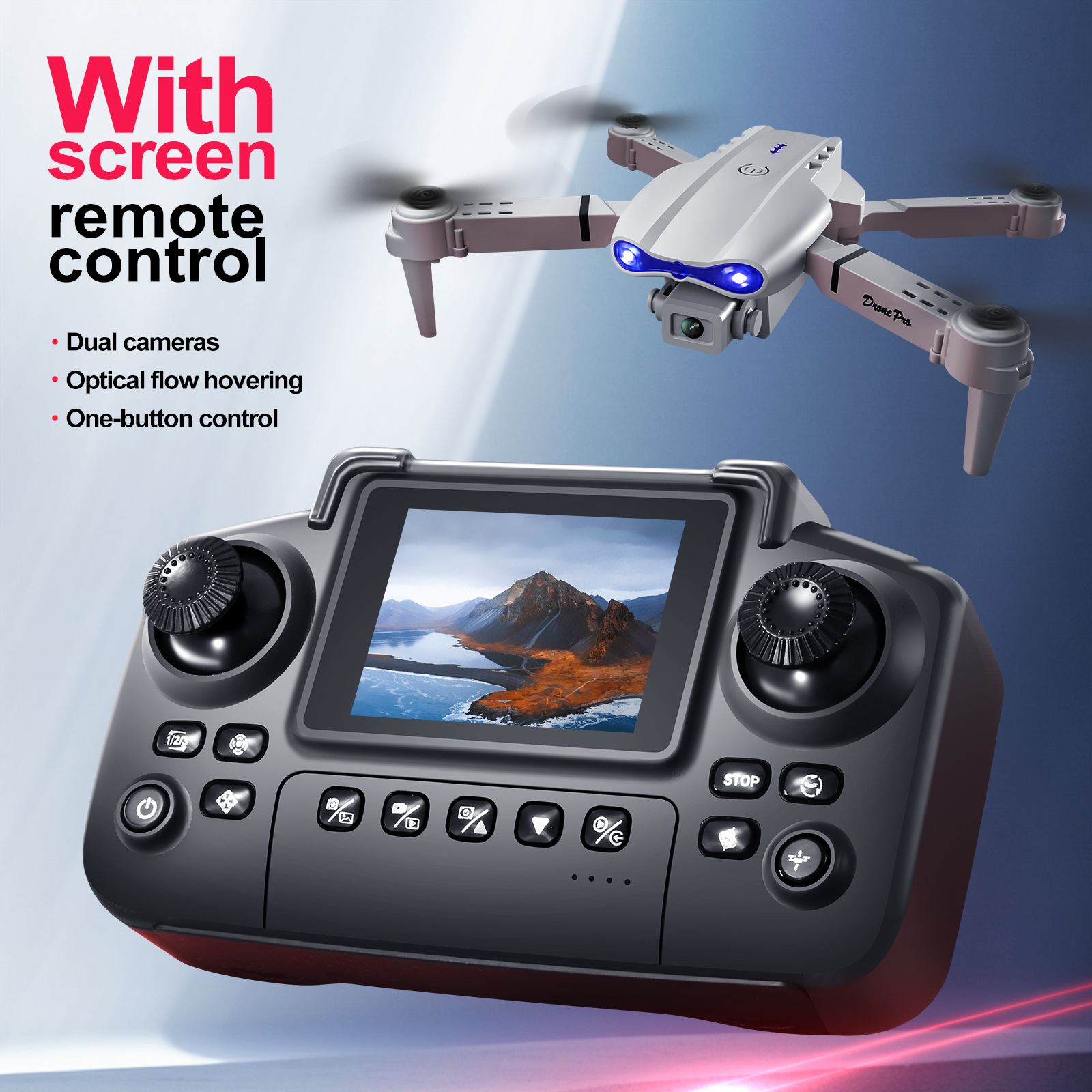 2025 New E88 E99 Upgraded Dron - Drone App Rc Fpv reseña y precio