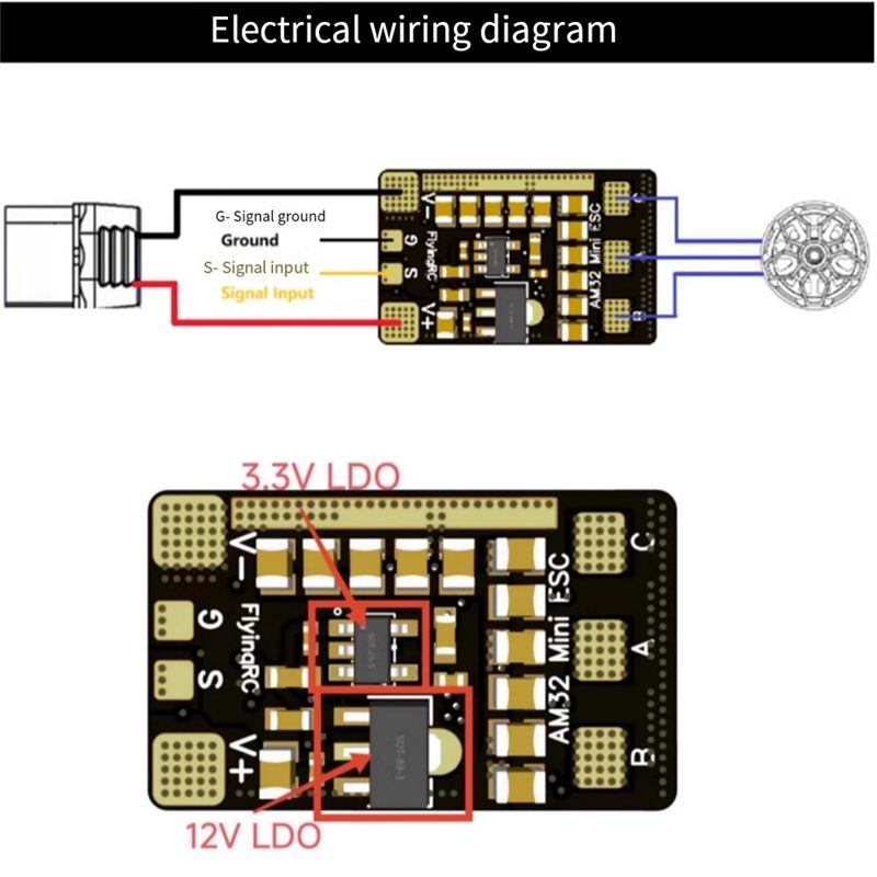 Best-AM32 ESC 40A 32-Bit Elect - Drone And Car reseña y precio