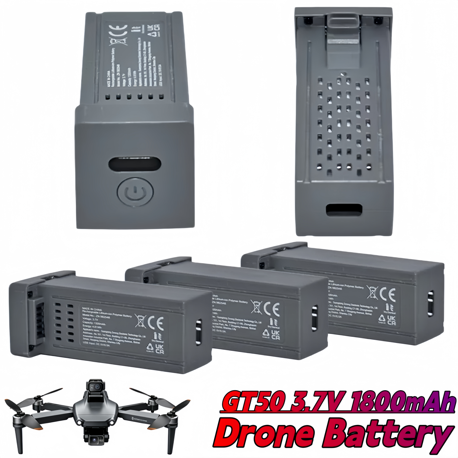 GT50 PRO Drone Battery 3.7V 13 - Drone Rc Gt50 reseña y precio