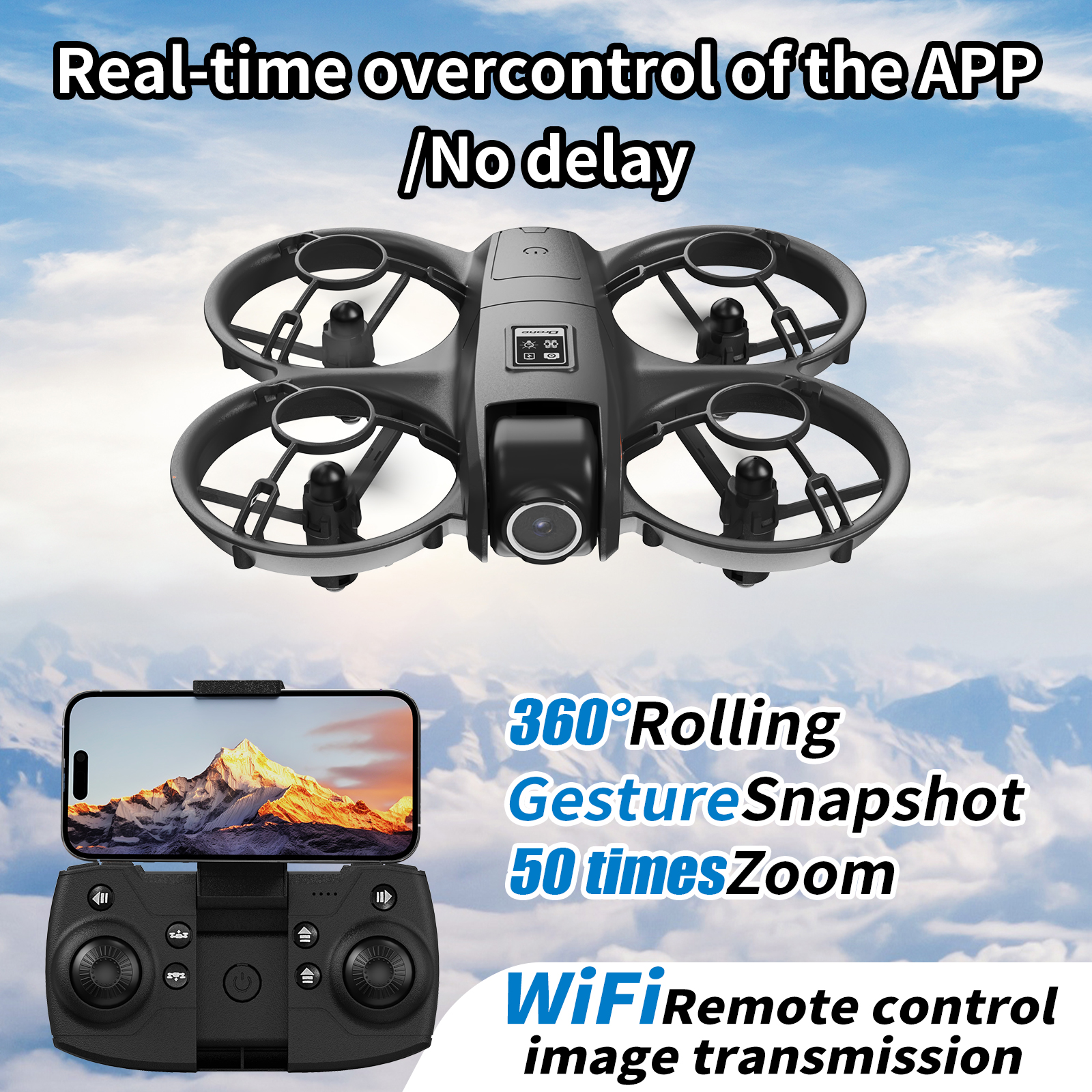 New YL3 RC Drone 8K 1080P Wide - Drone Udi Rc reseña y precio