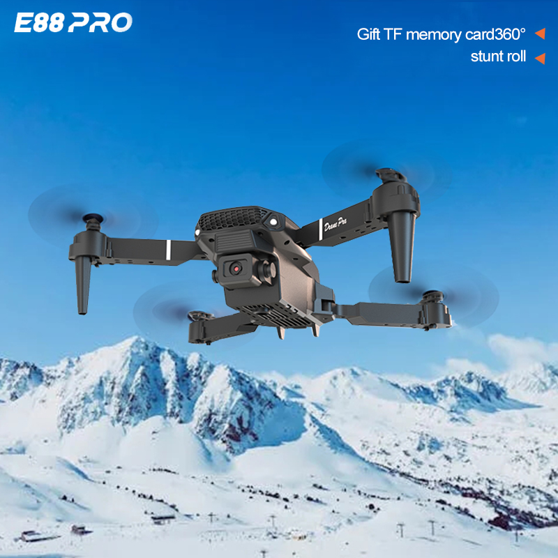 E88 Pro Mini Drone with Dual C - Drone Rc E88 Pro reseña y precio
