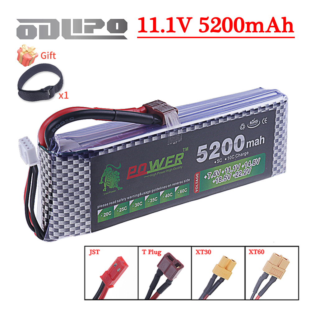 3S Lipo Battery 11.1V 5200mah  - Drone Rc Boat reseña y precio
