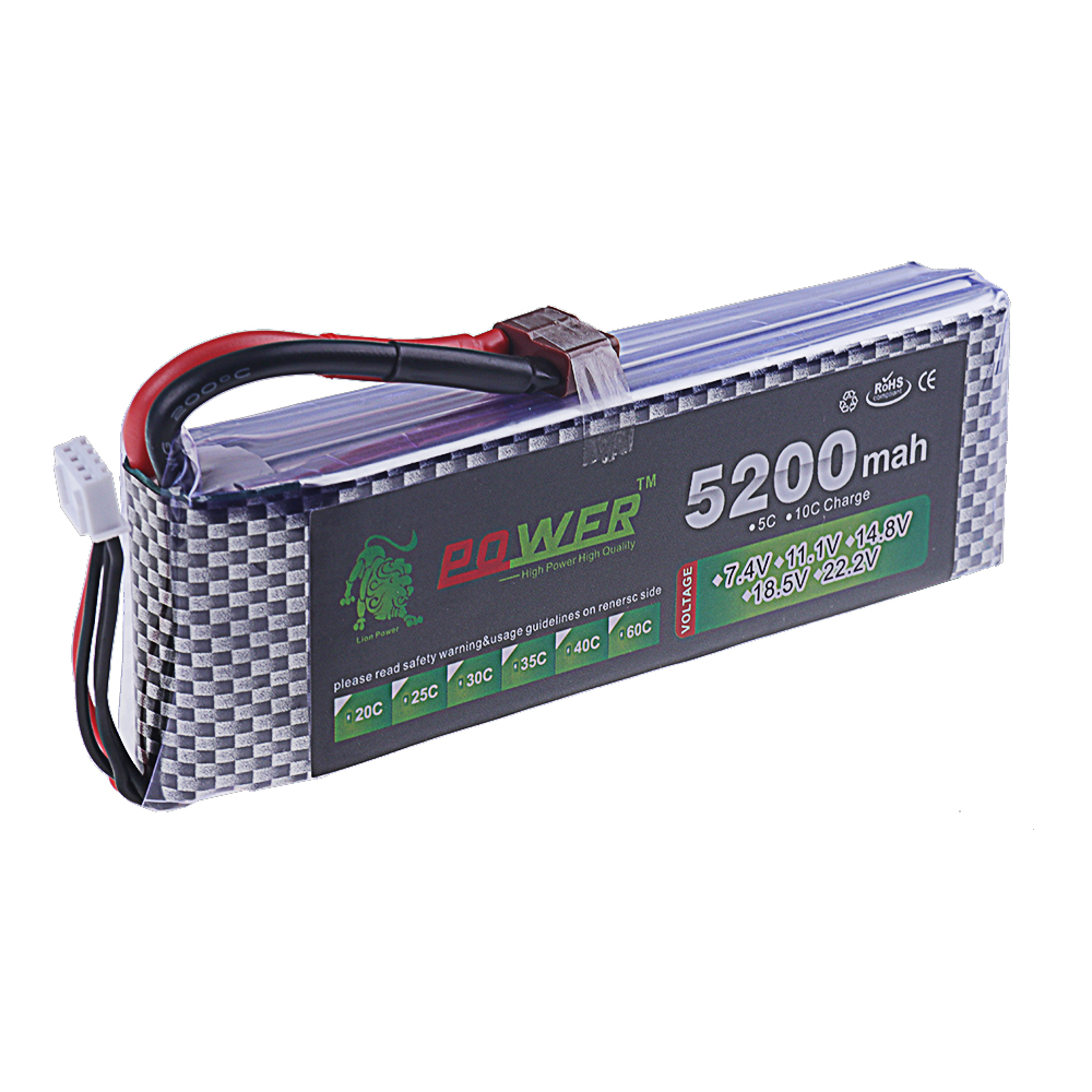 3S Lipo Battery 11.1V 5200mah  - Drone Rc Boat reseña y precio