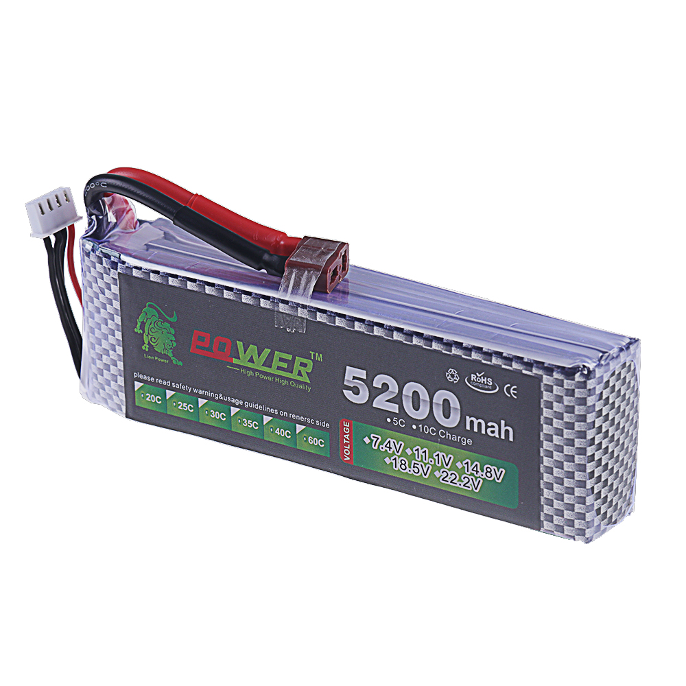 3S Lipo Battery 11.1V 5200mah  - Drone Rc Boat reseña y precio