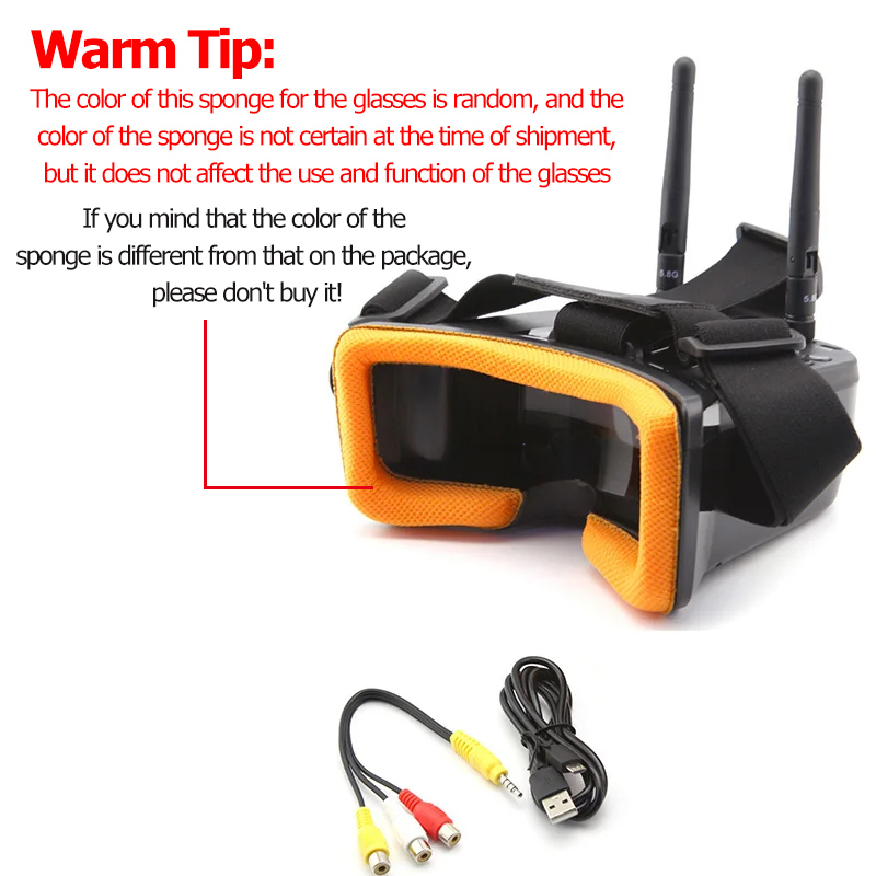VR009 FPV Video Goggles 3Inch  - Drone Rc With Screen reseña y precio