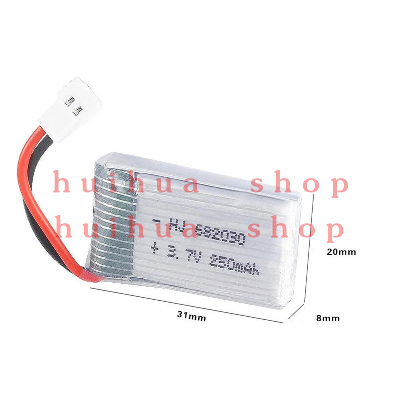 3.7V 250mAh Lipo Battery and C - Drone Mjx Rc reseña y precio