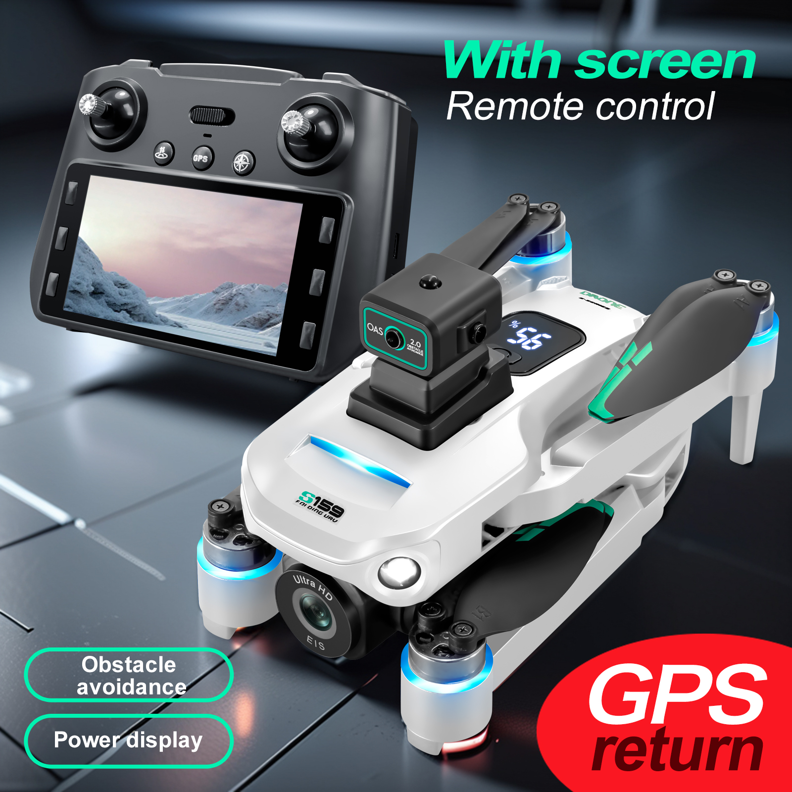 S159 GPS Drone 4K Profesional  - Drone App Rc Fpv reseña y precio