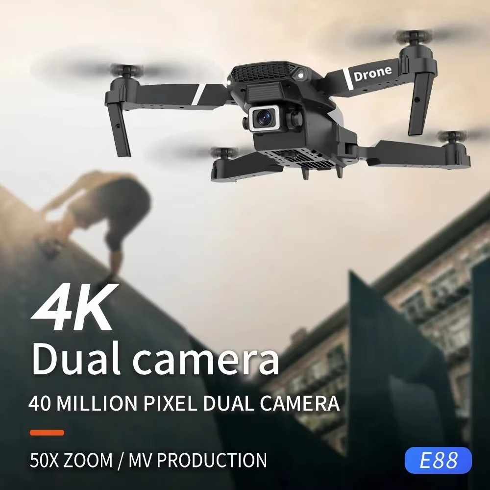 E88 Pro New Upgraded Drone 4K  - Drone Rc E88 Pro reseña y precio