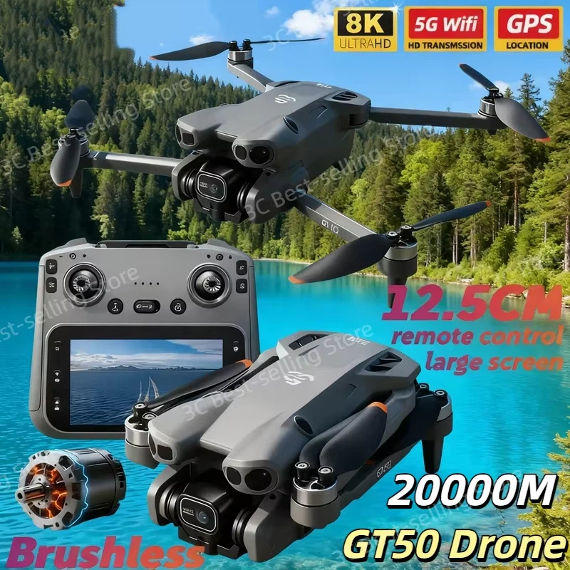 GT50 Mini Drone Dual Camera 8K - Drone Rc Gt50 reseña y precio